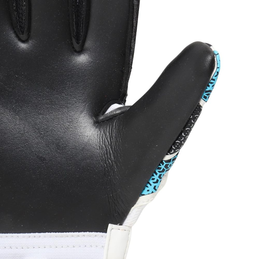 Reuch Attract Goalkeeper Gloves for Soccer/Futsal, Silver [1125] White/Silver, Size 9, 5560215