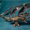 3D Wooden Puzzle Kits Steampunk Mysteries Pirate Ship Of Future DIY Assembly Toy Wood Pirate Boat For Adults Kids Gift