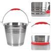 Stainless Steel Ice Bucket Thickened Water Pail Durable Trash Can  Bar