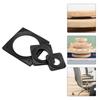 Plateau tournant noir creux pour bureau table pivotante