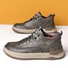 Fashion 2025 Men's Casual Shoes Keep Warm Lace-up Leather Mens Oxford Shoes Outdoor Driving Anti slip Sports Shoes Zapatillas Hombre