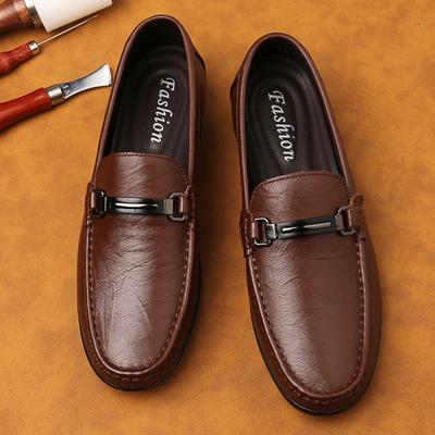 Mocassini da Uomo in Vera Pelle alla Moda Fatti a Mano Scarpe Casual da Guida da Passeggio per il Tempo Libero Scarpe Slip-on Comode Mocassini Scarpe da Lavoro Morbide