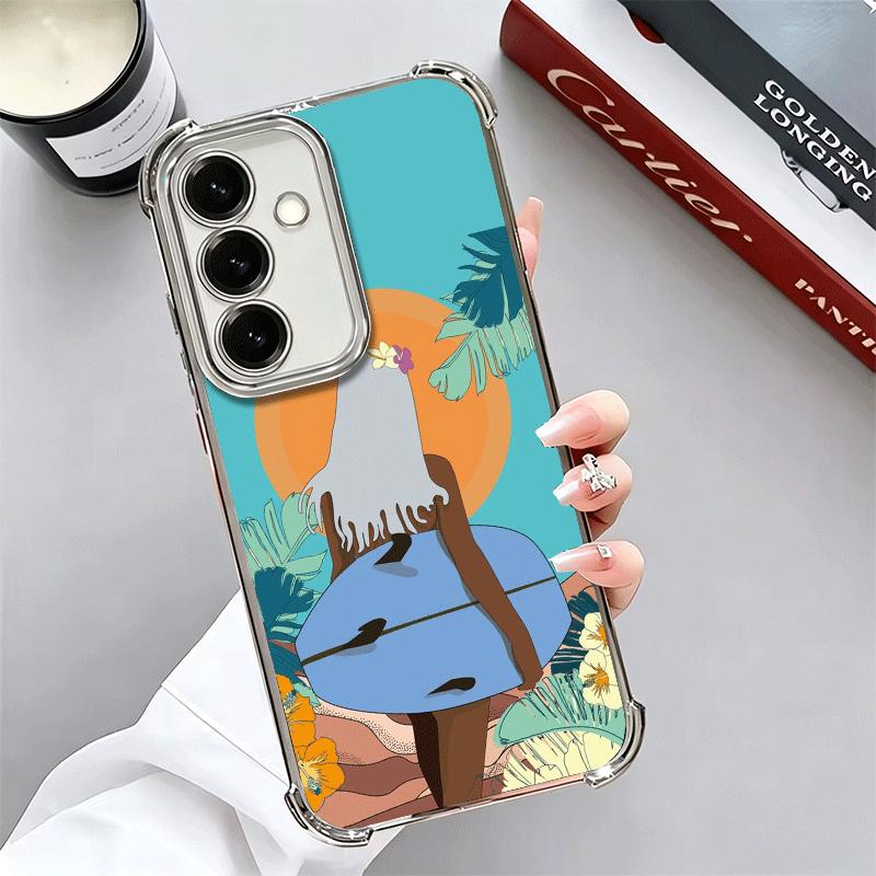 

Surfboard Surfing Surf Summer Plating Phone Case For Samsung A17 A07 A37 A57 A16 A56 A15 A55 A14 A54 A13 A53 A26 A36 A25 A35 A24 Samsung A26
