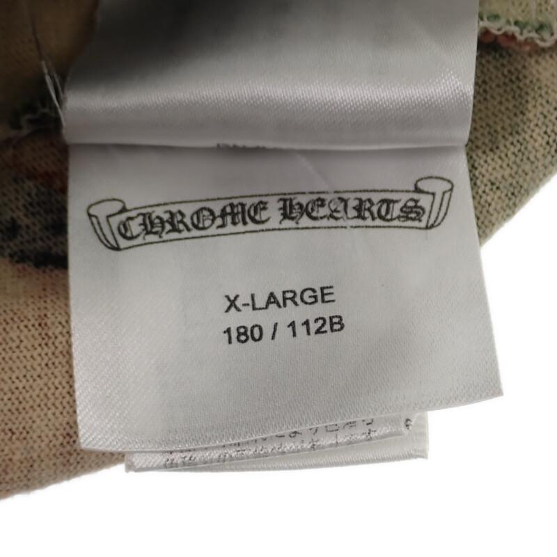 CHROME HEARTS  XL Short sleeve T-shirt camouflage cotton mens