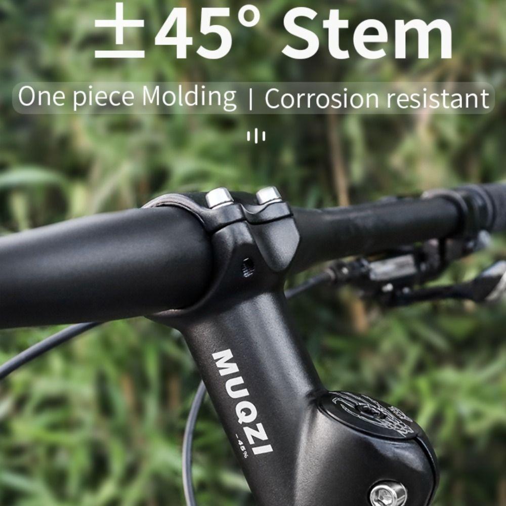 31.8mm Fork MTB Riser Stem Aluminum Zinc Zinc Alloy Bicycle Handlebar Stem 45 Degree Bike Stem  Cycling