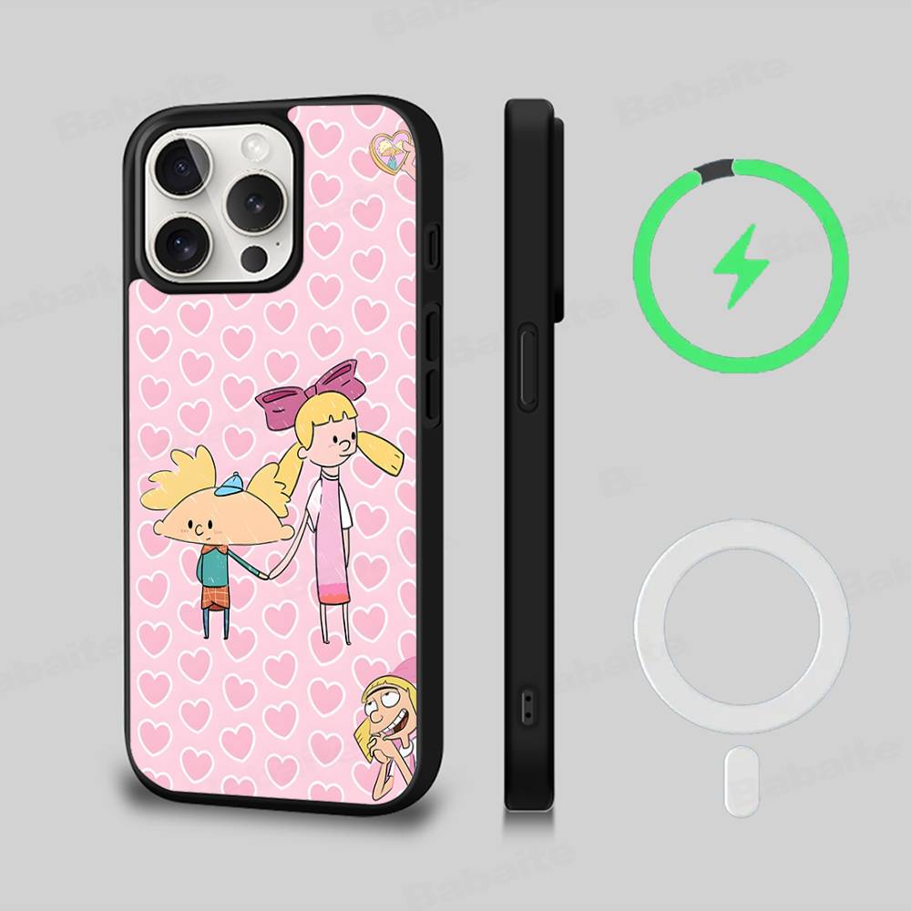 Geometric Bauhaus Art Magnetic Wireless Phone Case For IPhone 17 16 15 14 13 12 11 Pro Max For Magsafe Cover