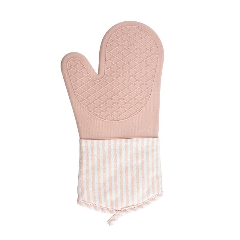 Nordischer Stil Rutschfeste Hitzebeständige Silikon-Ofenhandschuhe