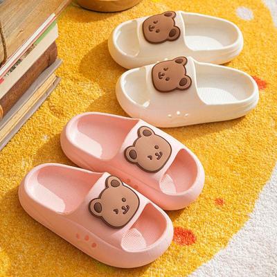 Chinelos infantis verão bonito padrão de desenho animado sandálias domésticas sapatos antiderrapantes para meninos e meninas