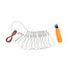Cierre para Peces Vivos con Flotador de Espuma y Cable de Acero Hebilla de Cierre para Pesca Kit de Cuerda para Peces para Pesca al Aire Libre 10 Hebillas
