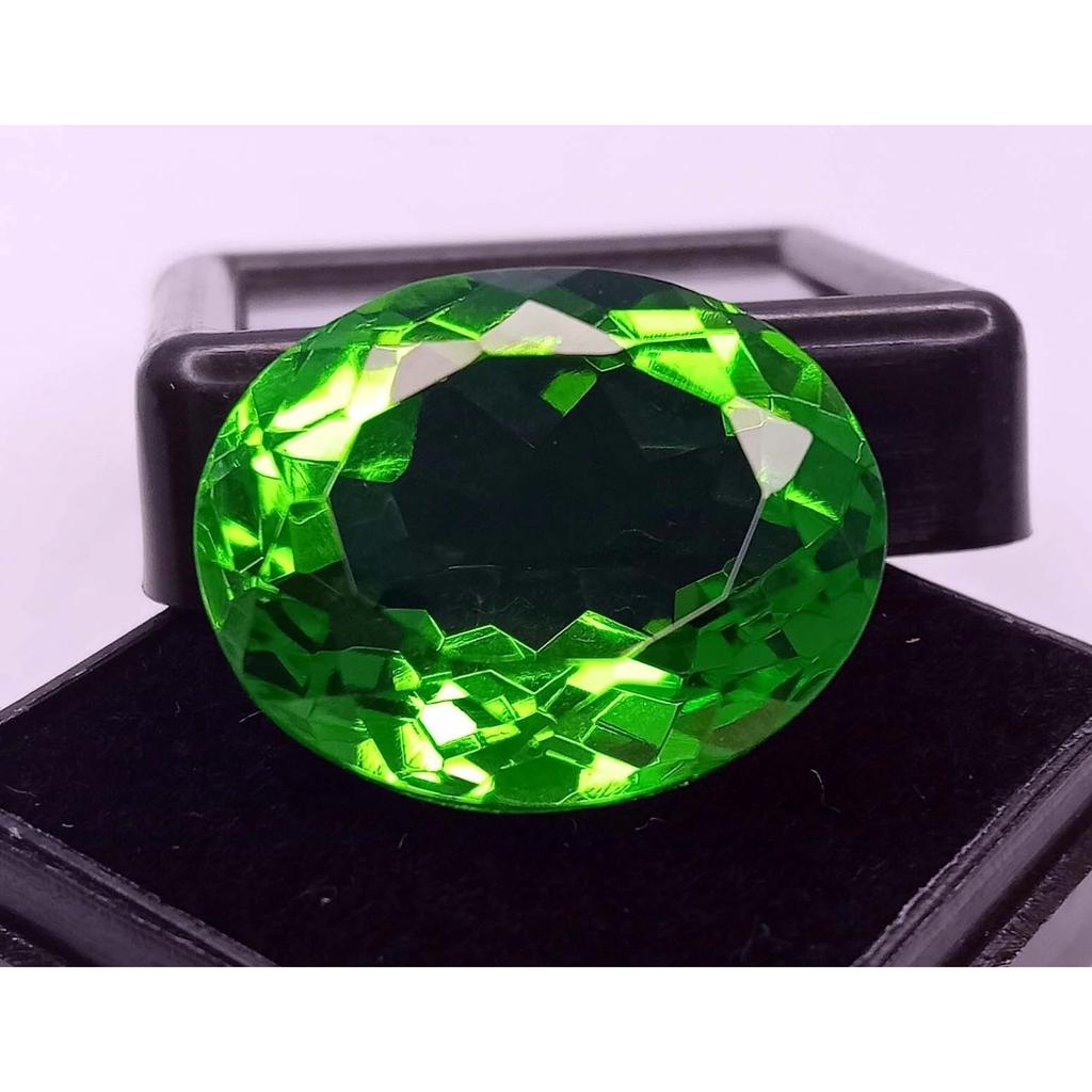 Peridot Green Natural 22-24 Ct Oval Cut Fabulous Certified Loose Gemstone