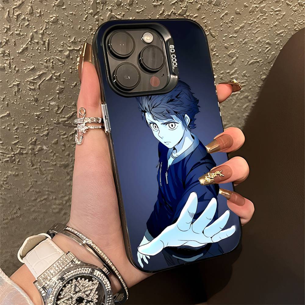 T-Tower of G-God Comics Phone Case For iPhone 16,15,14,13,12,11,Pro,Max,Plus,Mini,XS,SE Anti Fall Black Matte Hard Bumper