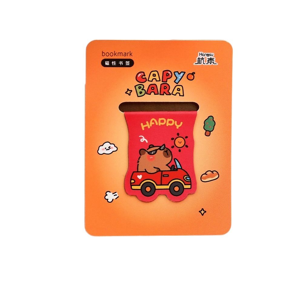 

Magnetic Bookmark Kawaii Capybara Book Clip Page Holder Stationery Gift Book Accessories School Supplies Small Students Gift