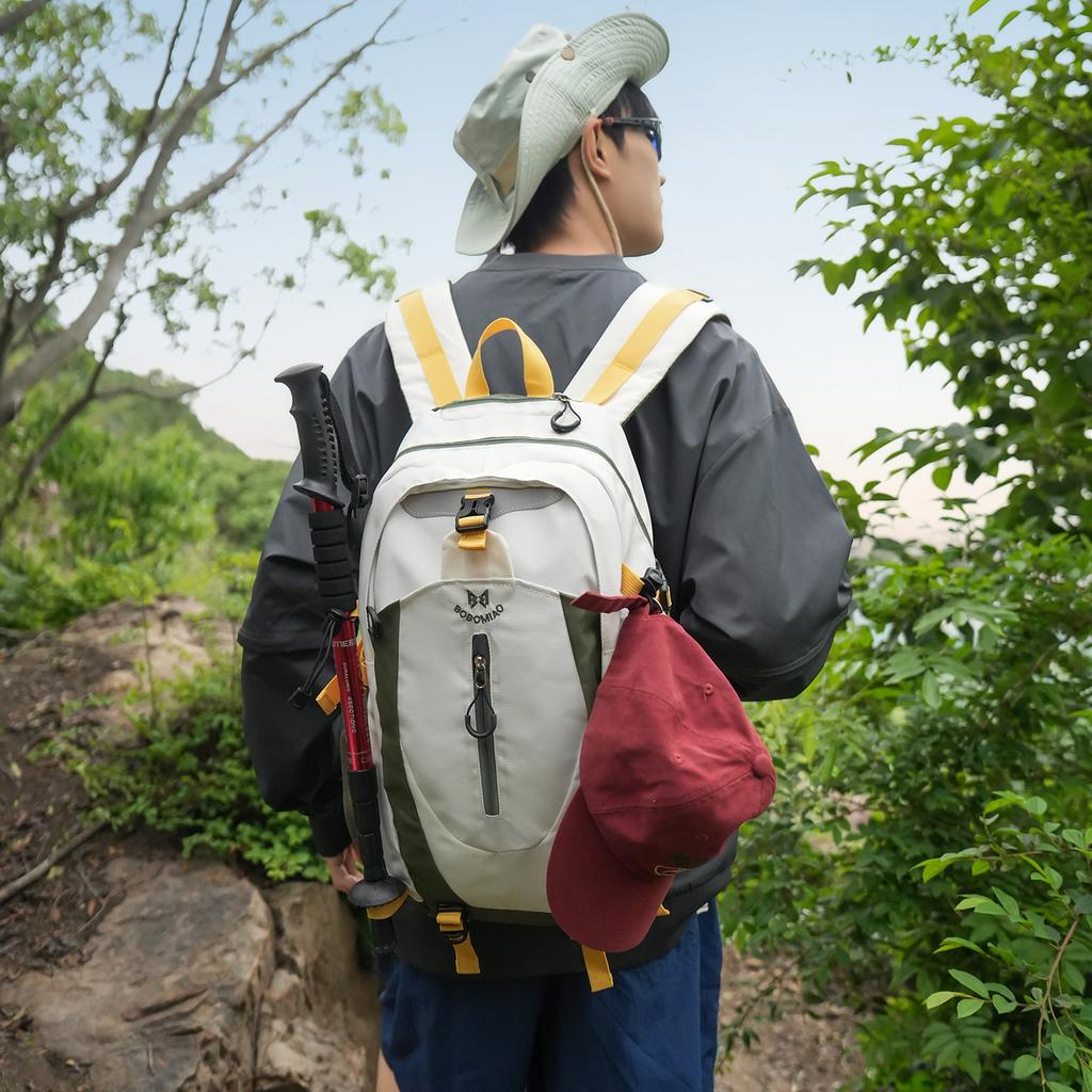 Schoolbag Mountaineering Bag Large Capacity Lightweight Outdoor Climbing Hiking Backpack Anti-splashing Camping Sports Backpack Men