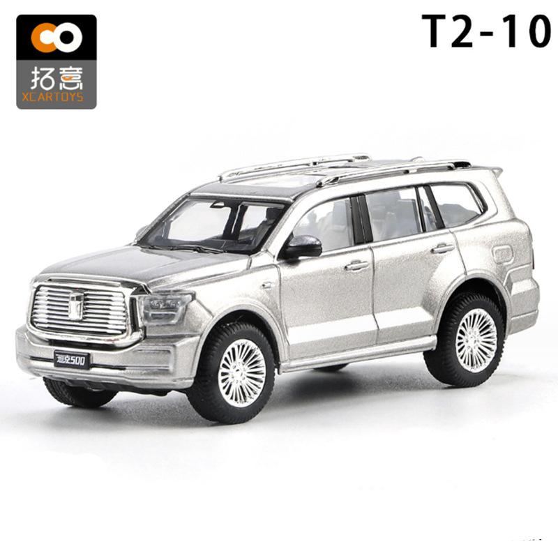 1:64 Tank 500 Suv Alloy Car Model Diecast Metal Toy Off-Road Vehicles Car Model Simulation Miniature Scale Collection Kids Gifts