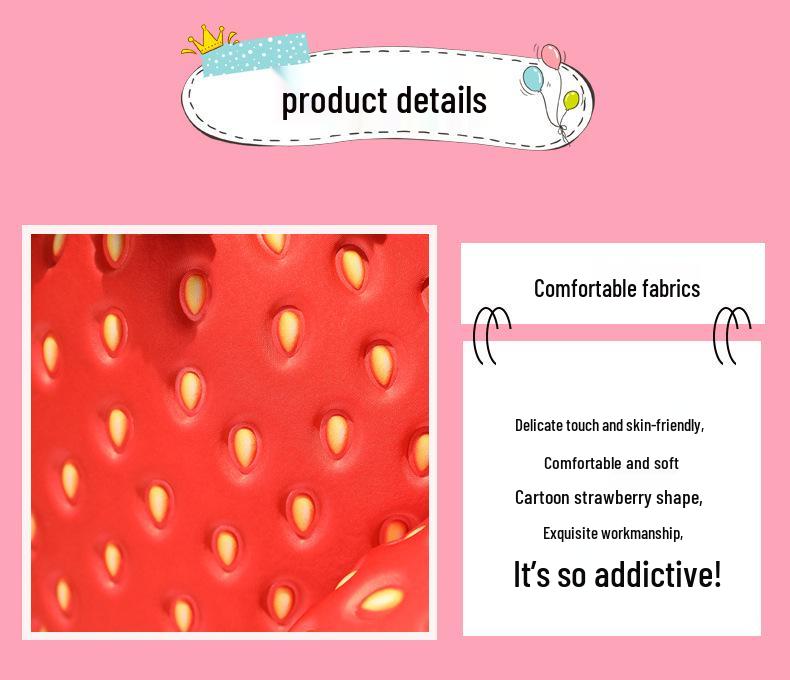 Cuscino a Forma di Fragola Peluche da Abbracciare: Carina Bambola Frutta per Letto e Divano, Regalo di Compleanno