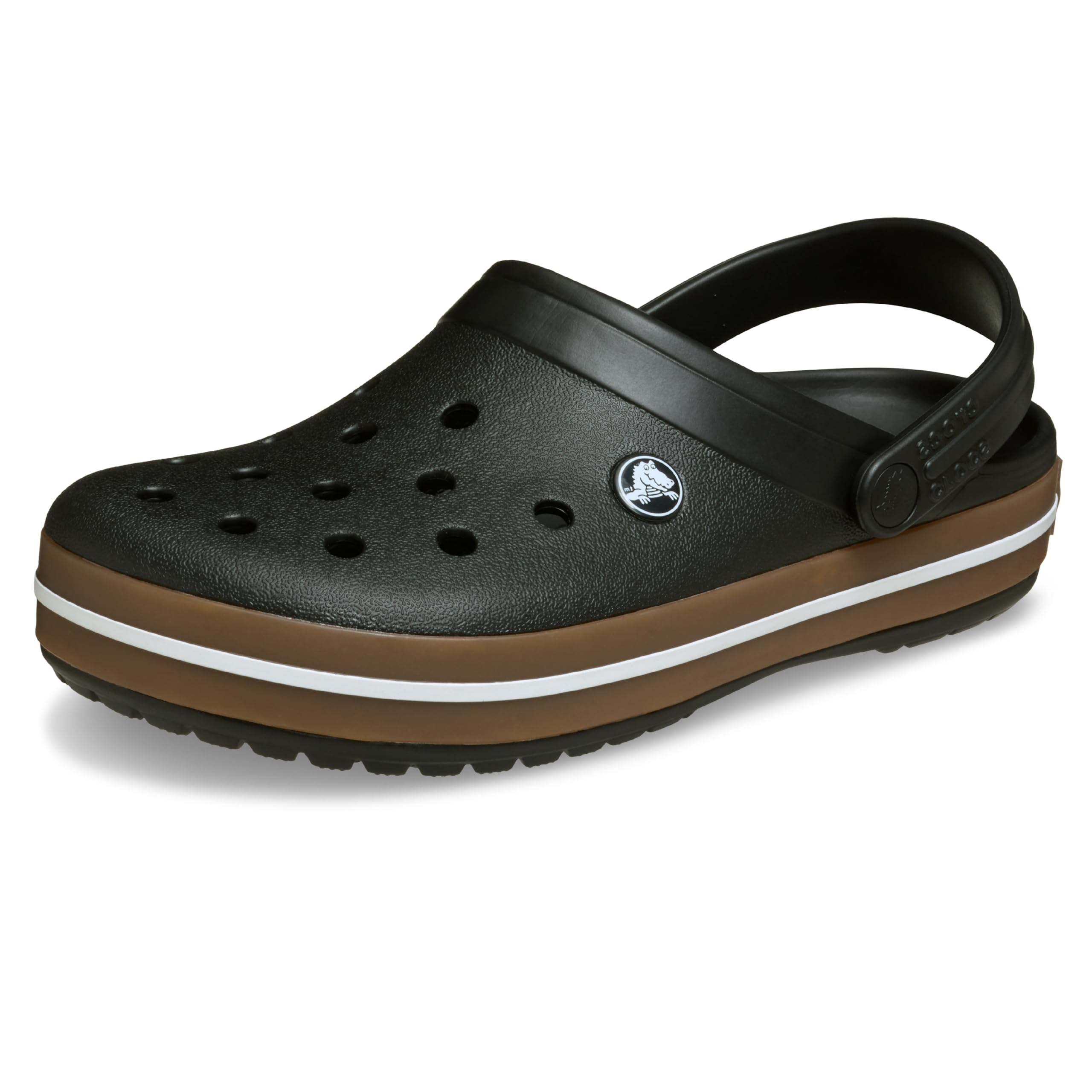 Kids Crocband Gum [Crocs] Clogs, Black, 19.5cm