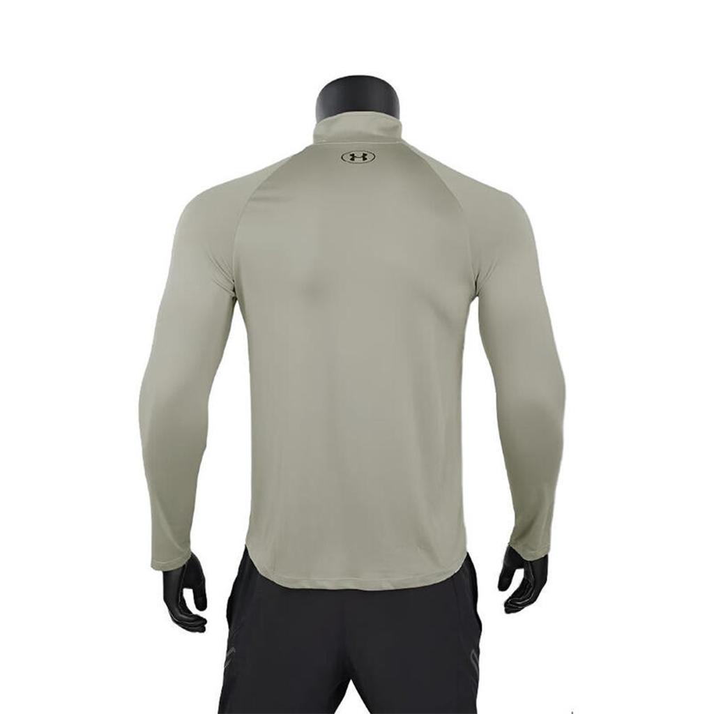Under Armour Half Zip Sports Long Sleeve T-Shirt Men tops 1328495-203