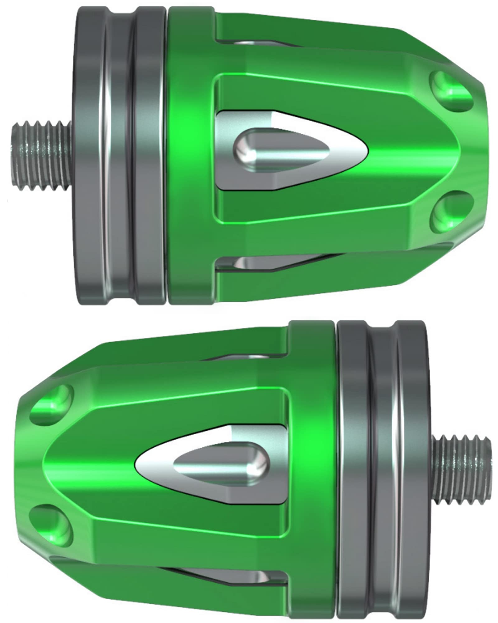 

Торцевые заглушки руля для Kawasaki и NINJA250 h&b Заглушки/Ручки Z900RS, ZRX1200DAEG, (зеленый) зелёный