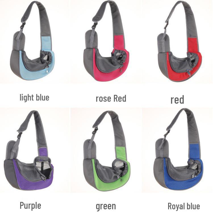 Breathable Crossbody Pet Carrier Bag for Cats and Dogs