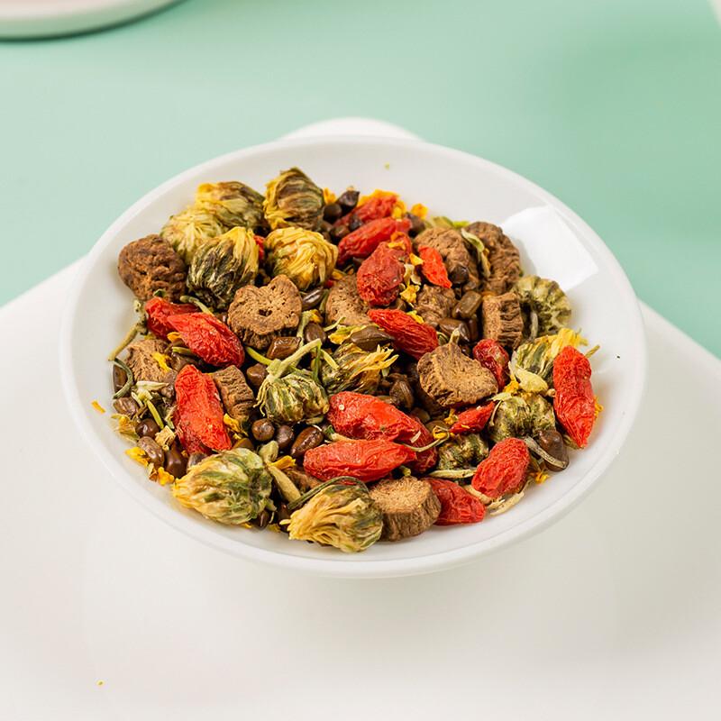 Chrysanthemum Cassia Tea Bags Honeysuckle Goji Blend Herbal Detox Drink