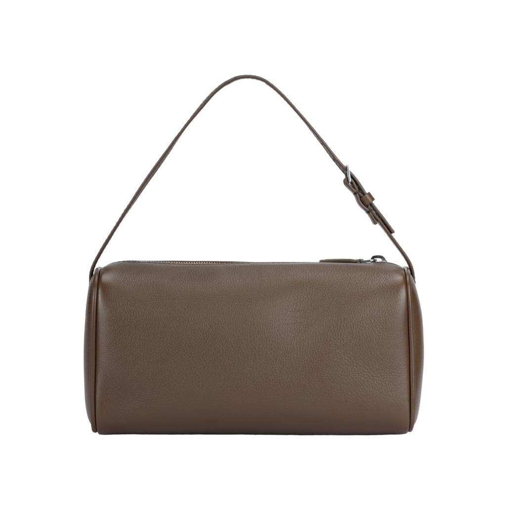 The Row 90er Verstellbarer Leder Dünner Riemen Abgerundete Kante Kalbsleder Tragetasche Damen Handtaschen Braun W1281L97TYBS