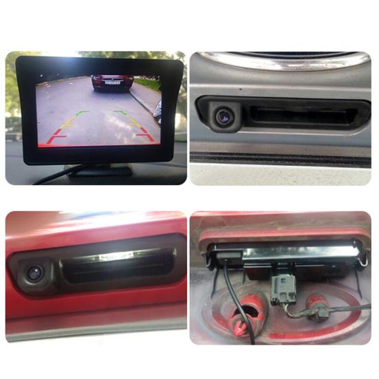 Car Auto Night Vision Trunk Handle Rear View Camera for Ford Focus 2012-2015