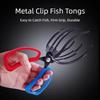 Lightweight Aluminum Alloy Fishing Pliers with Antislip Teeth for Secure Fish Holding in Outdoor Fishing Environment