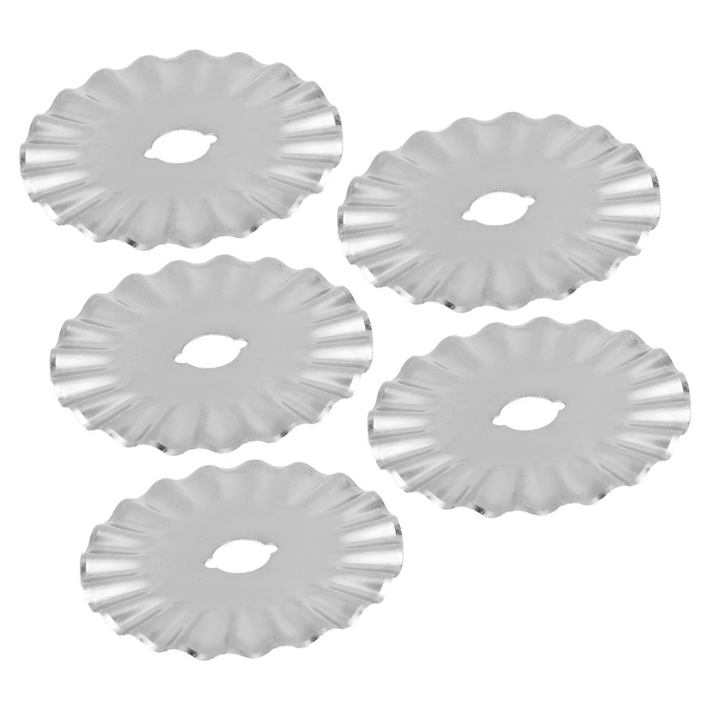 5Pcs Cloth Cutting Knife Blade Paper Cloth Hob Rolling Cutter Tailor Sewing Supplies 45mm