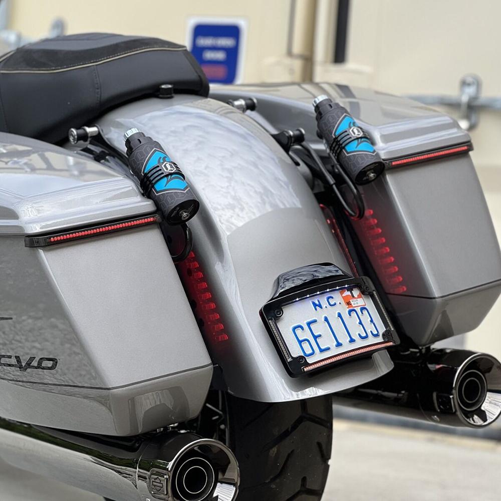 NEUE LED-Tracer-Rücklicht-Satteltaschenleuchten für Harley CVO Street Glide/Road Glide/ST (2023–2025) - Blinker/Bremslicht/Fahrlicht-Anzeige