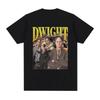 Dwight Schrute Michael Scott Pocta The Office Tričko TV Seriál Tričko Pánské Dámské Bavlna Ležérní Krátký Rukáv Nadměrná Trička