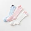 Cartoon Animal Baby Calf Socks Summer Breathable Mesh Cotton Infant Boys Girls Knee High Socks Cute Soft Elastic Toddler Long Socks