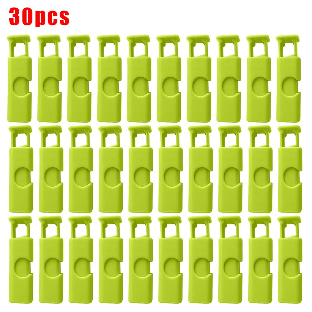 10/20/30pcs Food Sealing Clips, Snack Bag Clips, Moisture-proof Fresh-keeping Clips, Plastic Bag Sealing Clips