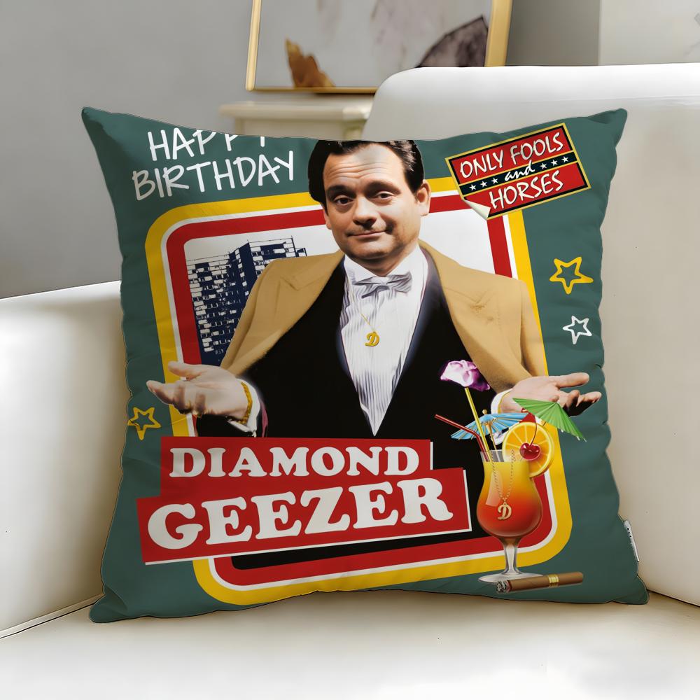 TV series Only Fools And Horses Cushion Cover Soft  EasyWash Pillow Case  Versatile for Couch Bed Travel and Office
