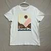 Hurley Grafik T-Shirt Herren Medium Weiß Kurzarm Surf Strand T-Shirt Freizeit