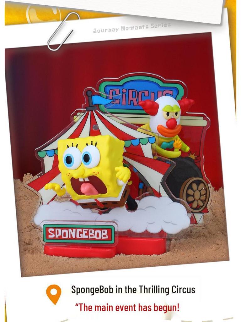 SpongeBob SquarePants Adventure Figures: Patrick, Squidward, Mr. Krabs Blind Box Ornaments