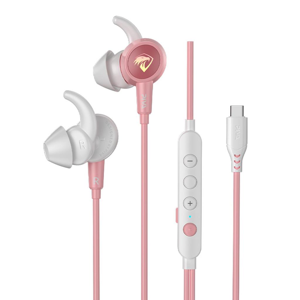 PIVA Gaming Earphones with Wired Gaming Sound 3 EQ RGB Compact and Lightweight for a Sensitive Ergonomic Wired Gaming Perfect for and PS Consoles Mic,