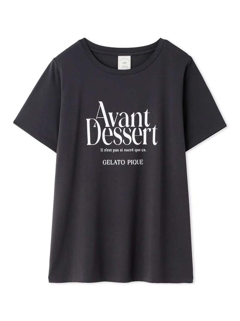 Gelato Pique Cool Rayon Logo PWCT242283 DGRY T-Shirt Women's