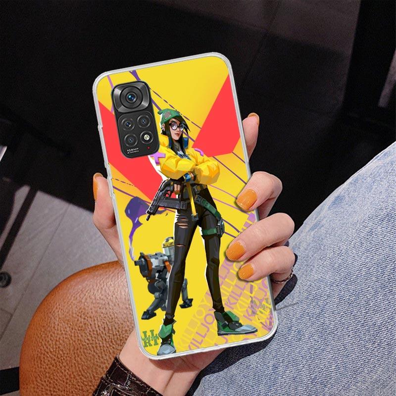 Valorant Killjoy Phone Case For Xiaomi Redmi Note 15 14 13 12S 12 11 Pro Plus 14S 11S 11E 10 10S 11T 5G Personalized Cover Redmi
