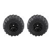 2 Pcs 85mm RC Car Tire 47mm Width 12mm Hex Adapter Rubber Car Replacement Tyres for SCY 16101 16102 1 16 RC Car