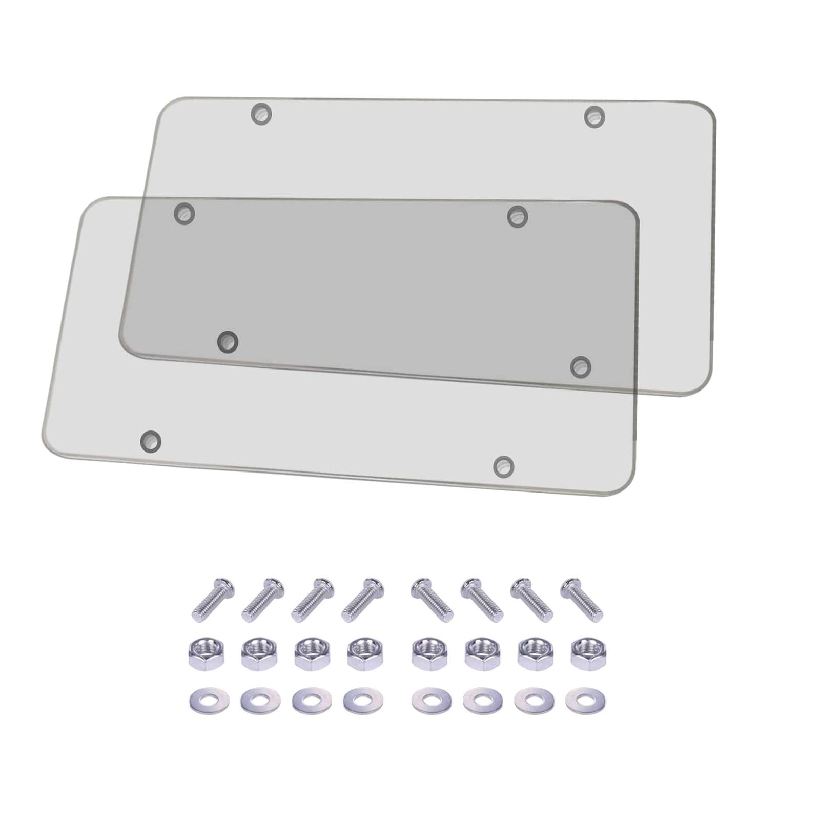 

Прозрачная Светоотражающая Защита от Камеры Контроля Скорости на Красный Свет, Стоппер, Крышка Номерного Знака, Корпус Номерного Знака, Небьющийся Держатель прозрачный