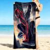 1Pc Spiderman Dual Identity Beach Towel, Quick Dry, Multi-Use for Beach Pool Gym Yoga Home Travel, Christmas, Halloween, Xmas Gift M928465