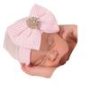 Big Bow Hat for Newborn Baby Spring and Autumn Cute Knit Pullover Hat for Children