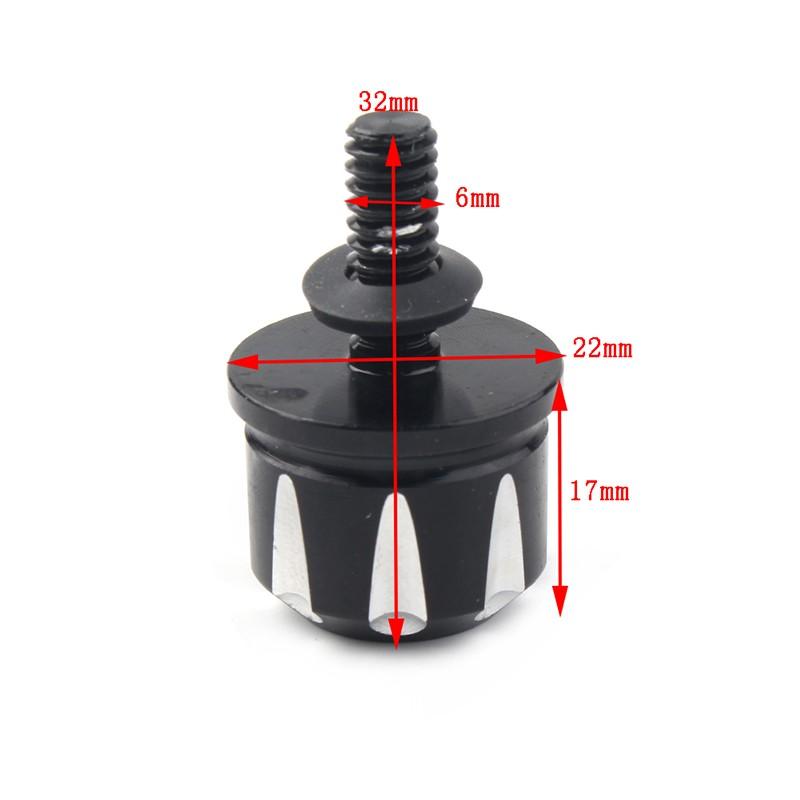 Motorcycle Rear Fender Seat Bolt Tab Screw Nut Cover Fit For Harley Sportster XL