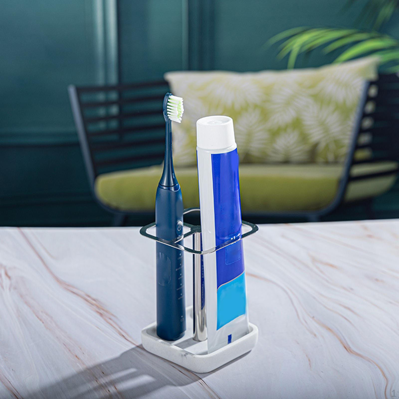 

Настольный органайзер для зубных щеток и предметов первой необходимости в ванной Sliver