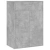 Shoe Cabinet Concrete Grey 60 x 35 x 84 cm Particleboard