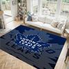 Toronto Maple Leafs Design Crystal Velvet Carpet Cozy Non?Slip Printed Rug For Bedroom Living Room Entrance