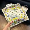 New old money wind chain neck scarf women's commuting versatile soft silk scarf neck protection shawl outer scarf
