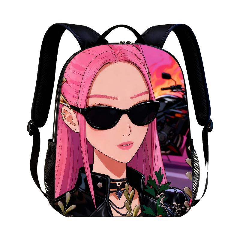 KPop Demon Hunters Cartoon Peripheral Backpack for Students Boys Girls Bags Teens Daily Backpack Travel Rucksacks Daily