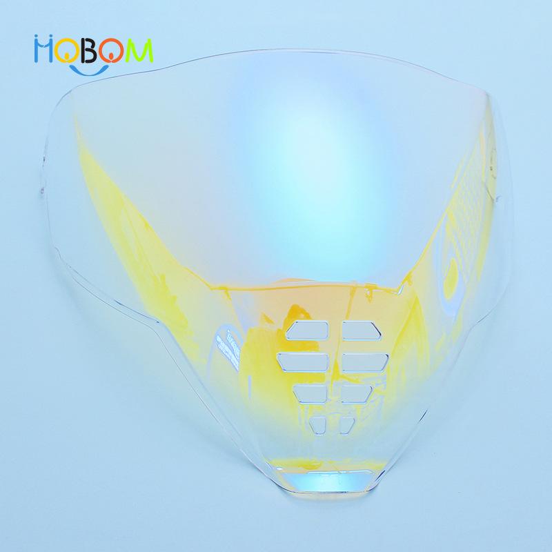 Ghost Face Motorcycle Windshield Visor for Icon Airflite C06 Helmet (Day/Night)