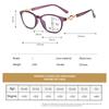 Anti-radiation Progressive Multifocal Reading Glasses Women Anti-blue Eyeglasses Easy To Look Far and Near Eyewear